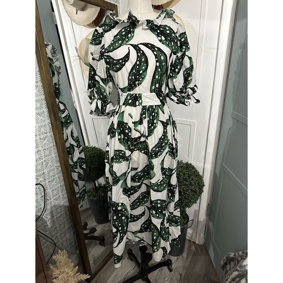 Borgo De Nor Women’s Midi Floral Cotton Maxi Dress Size UK 14 (10 US) - Picture 8 of 13